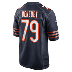 NFL Theo Benedet Chicago Bears Team Game Jersey - Navy
