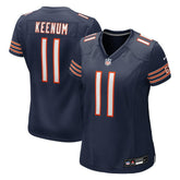 NFL Case Keenum Chicago Bears Women's Team Game Jersey - Navy