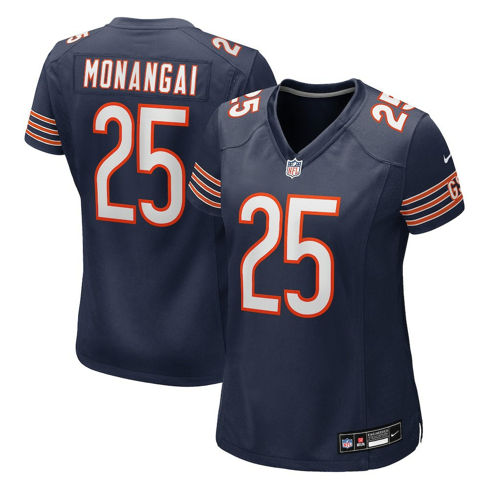 NFL Kyle Monangai Chicago Bears Women's Team Game Jersey - Navy