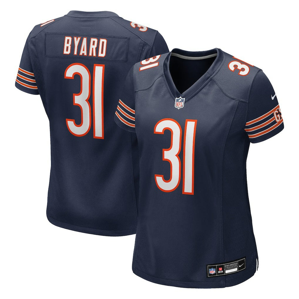 NFL Kevin Byard Chicago Bears Women's Team Game Jersey - Navy