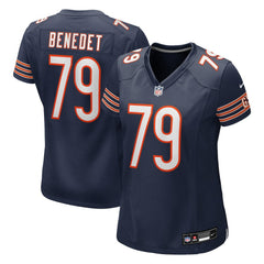 NFL Theo Benedet Chicago Bears Women's Team Game Jersey - Navy