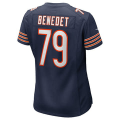 NFL Theo Benedet Chicago Bears Women's Team Game Jersey - Navy