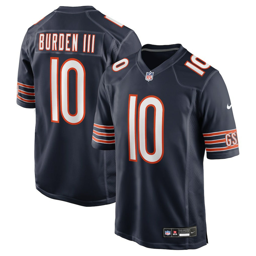 NFL Luther Burden III Chicago Bears Team Game Jersey - Navy