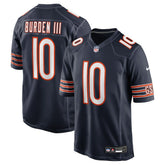 NFL Luther Burden III Chicago Bears Team Game Jersey - Navy
