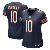 Luther Burden III Chicago Bears Women's Team Game Jersey Navy