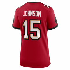NFL Tez Johnson Tampa Bay Buccaneers Women's Team Game Jersey - Red