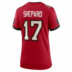 NFL Sterling Shepard Tampa Bay Buccaneers Women's Team Game Jersey - Red