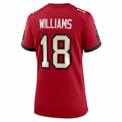 NFL Josh Williams Tampa Bay Buccaneers Women's Team Game Jersey - Red