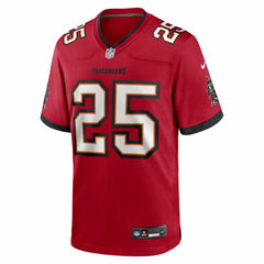 NFL Jacob Parrish Tampa Bay Buccaneers Team Game Jersey - Red
