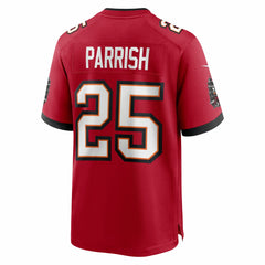 NFL Jacob Parrish Tampa Bay Buccaneers Team Game Jersey - Red