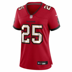 NFL Jacob Parrish Tampa Bay Buccaneers Women's Team Game Jersey - Red