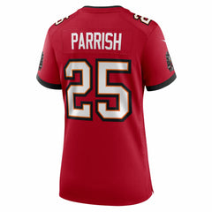 NFL Jacob Parrish Tampa Bay Buccaneers Women's Team Game Jersey - Red