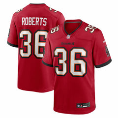 NFL JJ Roberts Tampa Bay Buccaneers Team Game Jersey - Red