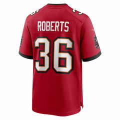 NFL JJ Roberts Tampa Bay Buccaneers Team Game Jersey - Red