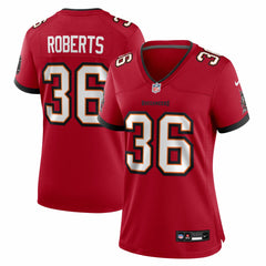 NFL JJ Roberts Tampa Bay Buccaneers Women's Team Game Jersey - Red