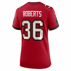 NFL JJ Roberts Tampa Bay Buccaneers Women's Team Game Jersey - Red