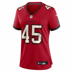 NFL Deion Jones Tampa Bay Buccaneers Women's Team Game Jersey - Red
