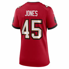 NFL Deion Jones Tampa Bay Buccaneers Women's Team Game Jersey - Red