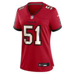 NFL David Walker Tampa Bay Buccaneers Women's Team Game Jersey - Red