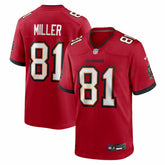 NFL Ryan Miller Tampa Bay Buccaneers Team Game Jersey - Red