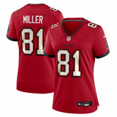 NFL Ryan Miller Tampa Bay Buccaneers Women's Team Game Jersey - Red