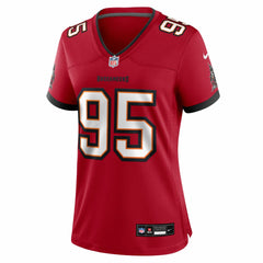 NFL Elijah Roberts Tampa Bay Buccaneers Women's Team Game Jersey - Red