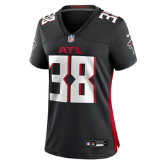 NFL Nathan Carter Atlanta Falcons Women's Team Game Jersey - Black