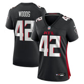 Josh Woods Atlanta Falcons Women's Team Game Jersey Black