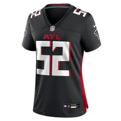 NFL Jovaughn Gwyn Atlanta Falcons Women's Team Game Jersey - Black