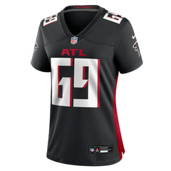 NFL Jack Nelson Atlanta Falcons Women's Team Game Jersey - Black