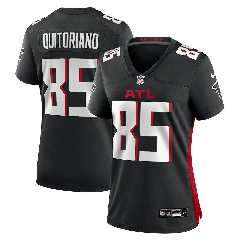 NFL Teagan Quitoriano Atlanta Falcons Women's Team Game Jersey - Black