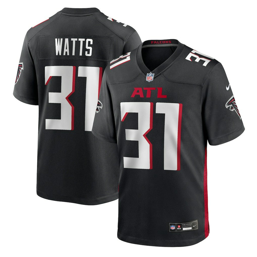 NFL Xavier Watts Atlanta Falcons Team Game Jersey - Black