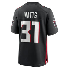 NFL Xavier Watts Atlanta Falcons Team Game Jersey - Black