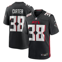 NFL Nathan Carter Atlanta Falcons Team Game Jersey - Black