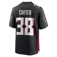 NFL Nathan Carter Atlanta Falcons Team Game Jersey - Black