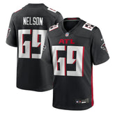 Jack Nelson Atlanta Falcons Team Game Jersey Black