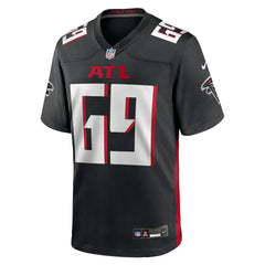 NFL Jack Nelson Atlanta Falcons Team Game Jersey - Black
