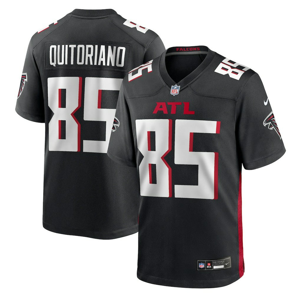 NFL Teagan Quitoriano Atlanta Falcons Team Game Jersey - Black