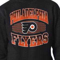 NHL Philadelphia Flyers Starter Team Grit Graphic Fleece Pullover Sweatshirt - Black