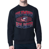 NHL Columbus Blue Jackets Starter Team Grit Graphic Fleece Pullover Sweatshirt - Navy
