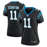 Nic Scourton Carolina Panthers Women's Team Game Jersey Black