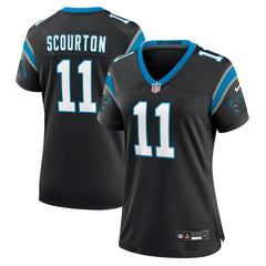 NFL Nic Scourton Carolina Panthers Women's Team Game Jersey - Black