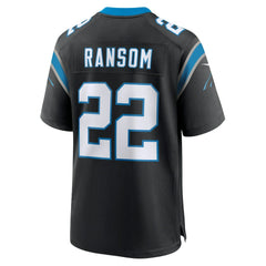NFL Lathan Ransom Carolina Panthers Team Game Jersey - Black