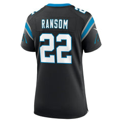 NFL Lathan Ransom Carolina Panthers Women's Team Game Jersey - Black