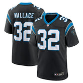 NFL Trevin Wallace Carolina Panthers Team Game Jersey - Black