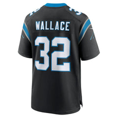 Trevin Wallace Carolina Panthers Team Game Jersey Black