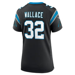 NFL Trevin Wallace Carolina Panthers Women's Team Game Jersey - Black