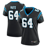 Cade Mays Carolina Panthers Women's Team Game Jersey Black