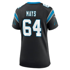 NFL Cade Mays Carolina Panthers Women's Team Game Jersey - Black