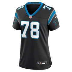 NFL Popo Aumavae Carolina Panthers Women's Team Game Jersey - Black